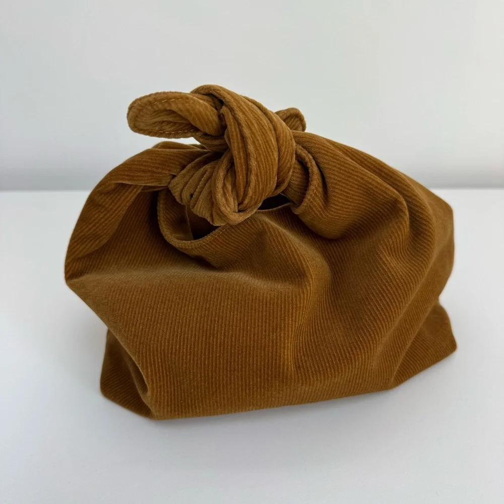 Merit Beauty The Signature Cosmetic Bag Corduroy Tie Top